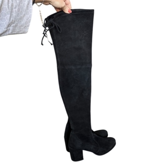 STUART WEITZMAN Landmark Over-the-Knee Suede Boots Size 7.5 - Picture 3 of 13